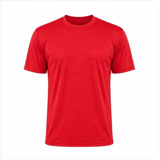 Remera roja personalizable
